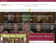 Tablet Screenshot of lindley-adams.co.uk